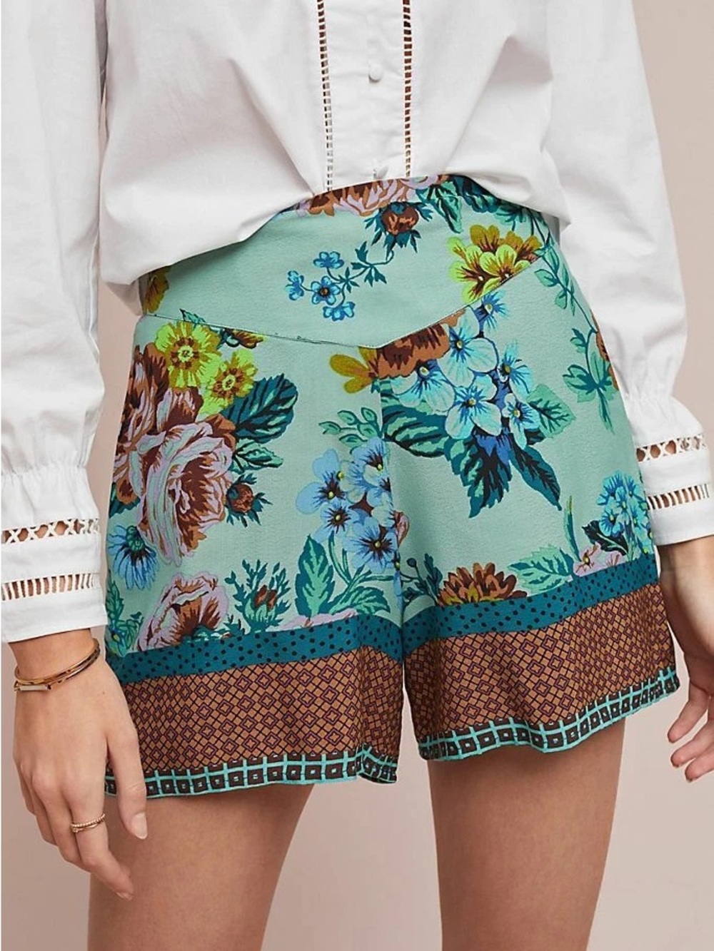 Maeve Carolina Floral Shorts